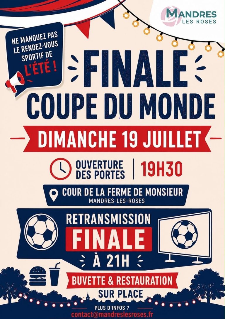 Finale de la coupe du monde 2026 à mandres-les-roses