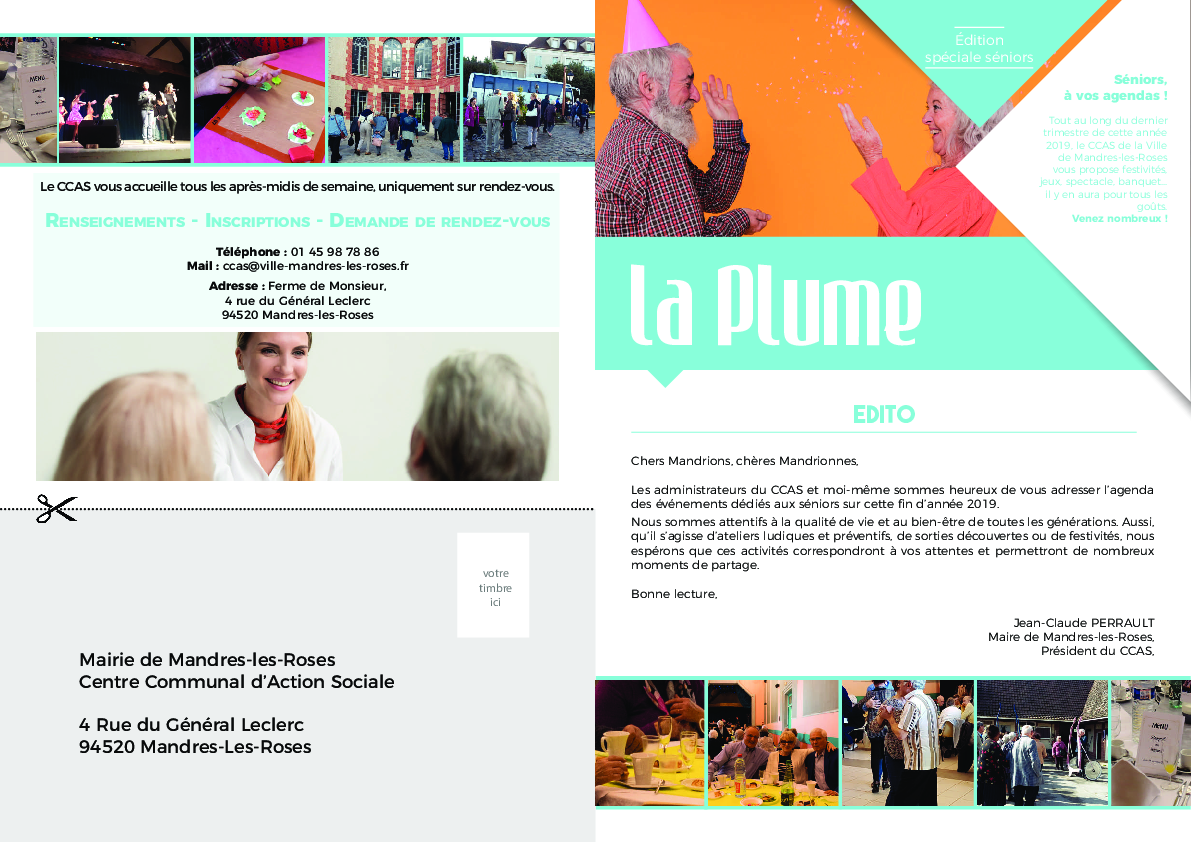 La Plume-spéciale Séniors-Sept.2019