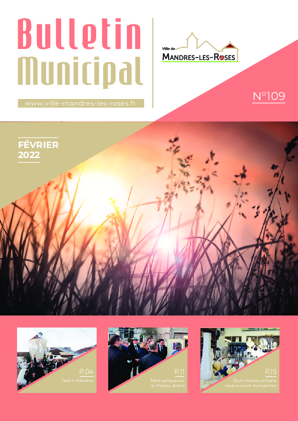 Bulletin Municipal n° 109 - Février 2022